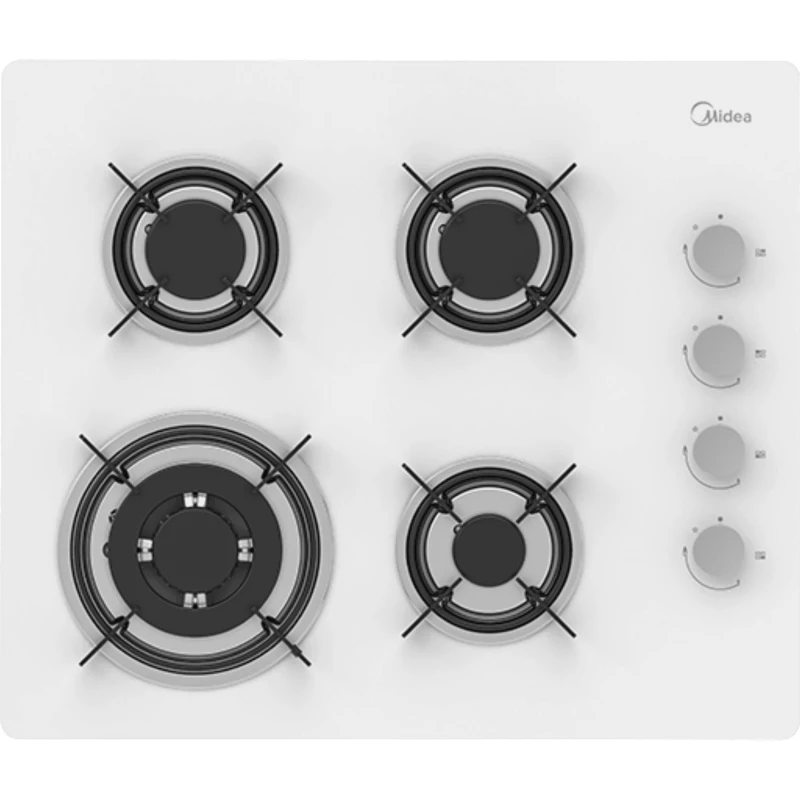 Газовая варочная панель 4 конфорки Midea 60GL403-W