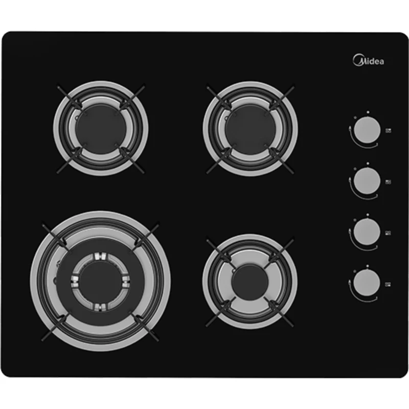 Газовая варочная панель 4 конфорки Midea 60GL403-B