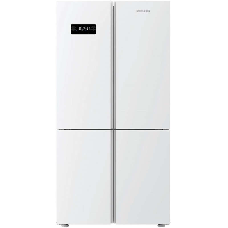 Холодильник Blomberg KQD1623EGW- 572 литра 4 двери - белое стекло